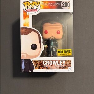 Funko Pop Crowley Figure with Red Eyes